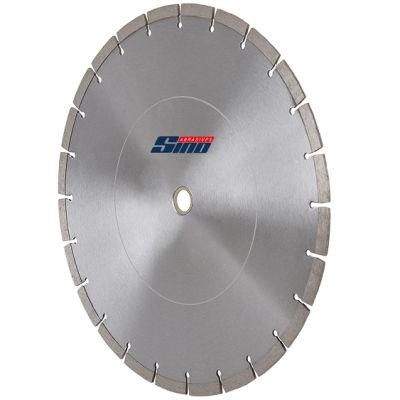 Continuous Rim Type Dry Sintered Diamond Blade for Hard Concrete Cutting