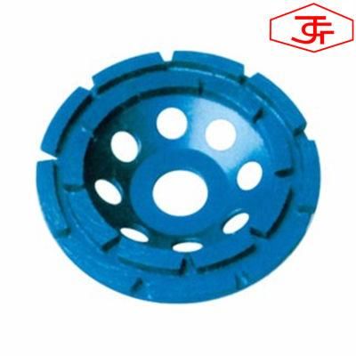 Double Row Diamond Grinding Cup Wheel for Stone