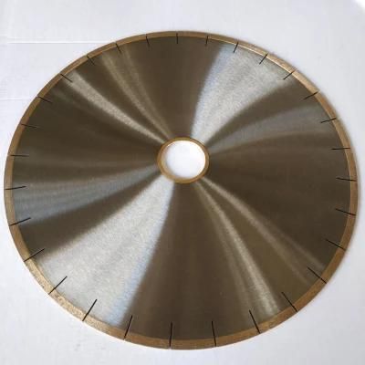 Professional 400mm Silent High Frequency Slivered Welding Marble Diamond Saw Blades Cutting Discs