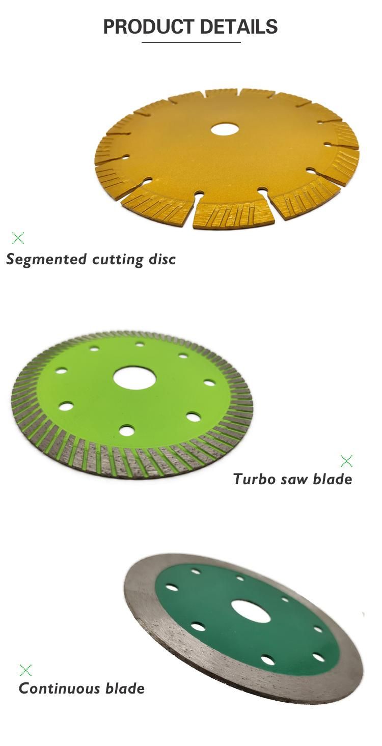 Fast Cutting Diamond Turbo Saw Blade Cutting Disc