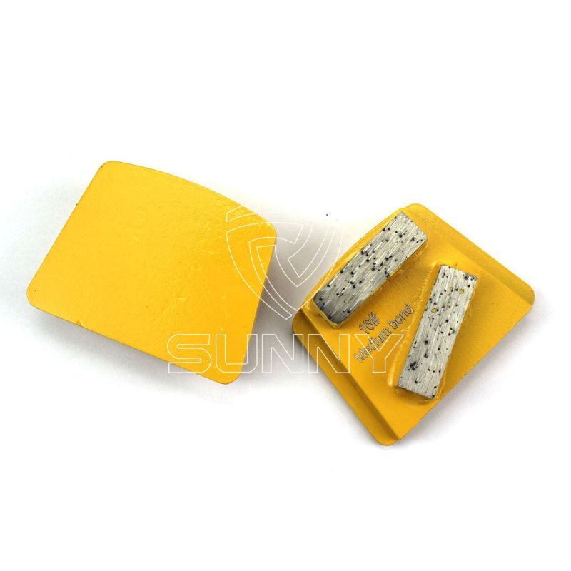 Double Bar Segment Phx Trapezoid Diamond Grinding Shoes