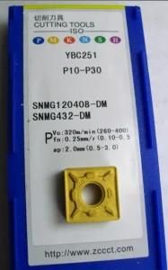 Zcc. Ct Tungsten Carbide Inserts YBC251 SNMG120408-DM