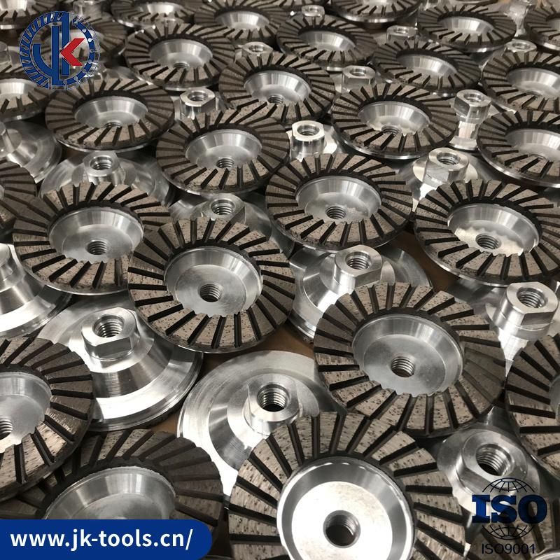 Factory Direct Diamond Cup Wheel with Aluminium Base 100mm M14 for Grinding Granite Stone