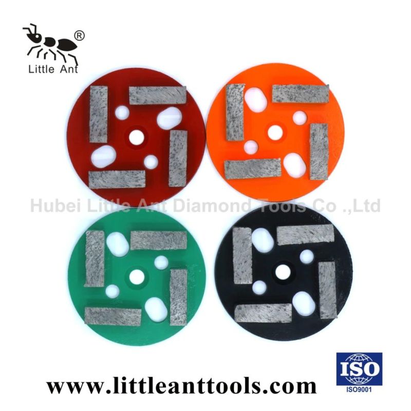 4 Rectangle Segments Concrete Grinding Disc Diamond Floor Shoes 