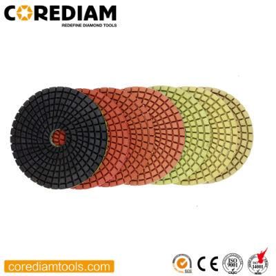 4&prime;&prime;/100mm Diamond Wet Polishing Pads