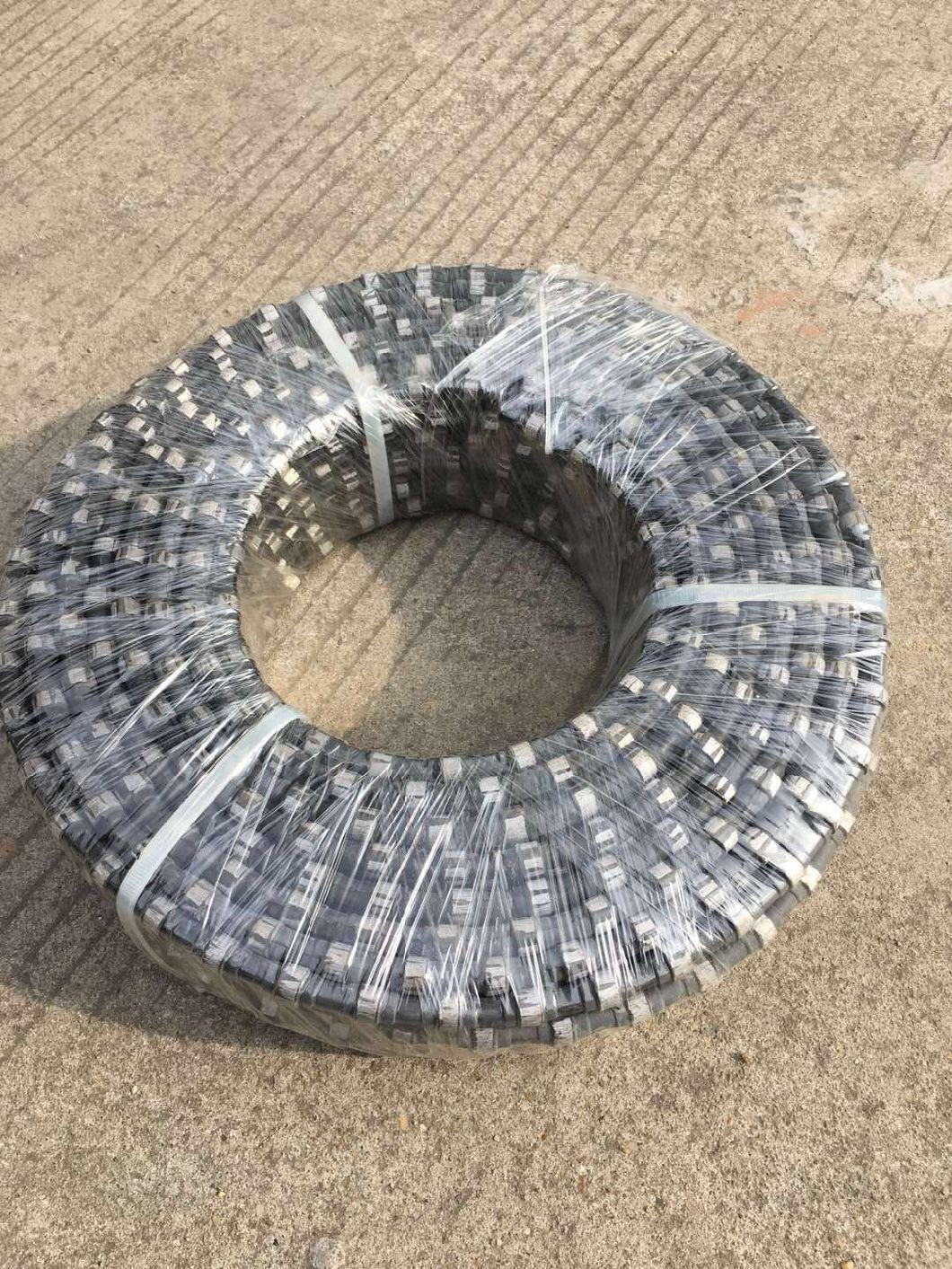 Long Life Span Wire Saw Diamond Cutting Wire Saw for Granite Block