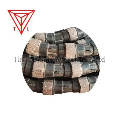 Diamond Serrated Wire Rope Saw for Mining