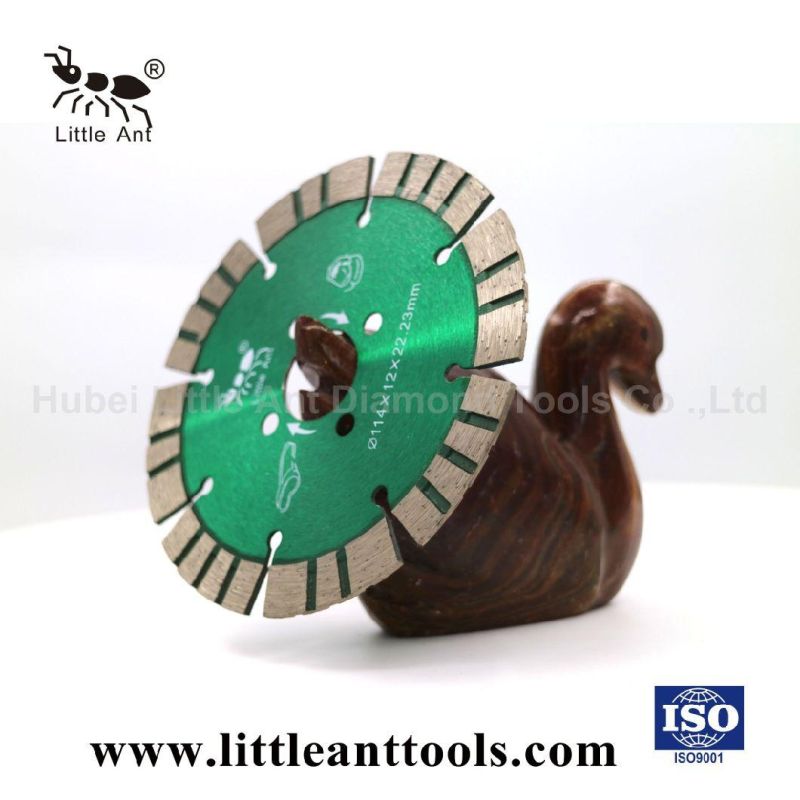 Green Color 114mm Diamond Concrete Saw Blade with Turbo Teeth