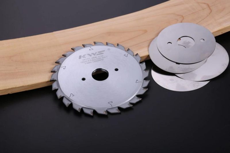 Kws PCD Diamond Adjustable Scoring Saw 120*20*2.8-3.6*12+12t