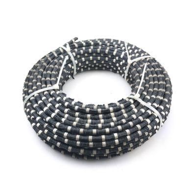 11.5mm Rubber Coating Diamond Wire Saw for Marble Quarry