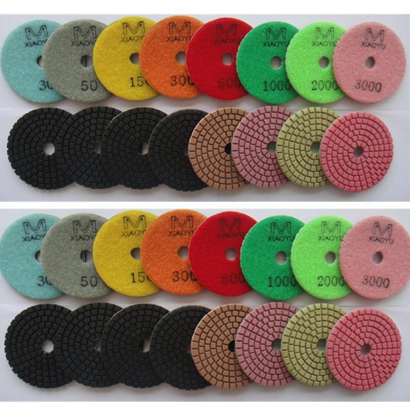 Stone Processing Flexible Wet Use Diamond Polishing Pads