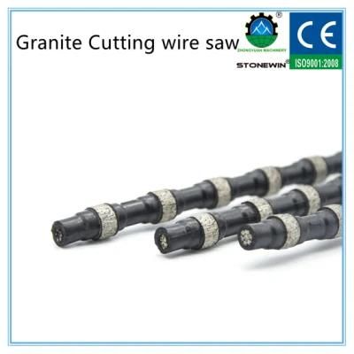 Granite Quarry Diamond Wire Saw Cutting Gris Mara