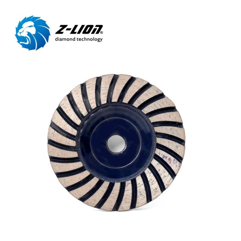 4inch Aluminum Base Turbo Wheel Cup for Granite Marble Surface Grinding