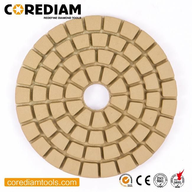 Resin Bond 4inch/100mm Stone Polishing Pads with Good Performance/Diamond Tools