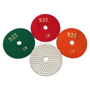 Four Steps Polishing Pad Diamond Flexible Dry Polishing Pad for Marble Granite Concrete