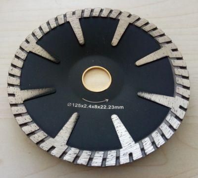 125mm Sintered Concave Blade T Shaped Granite Cutting Saw Blade