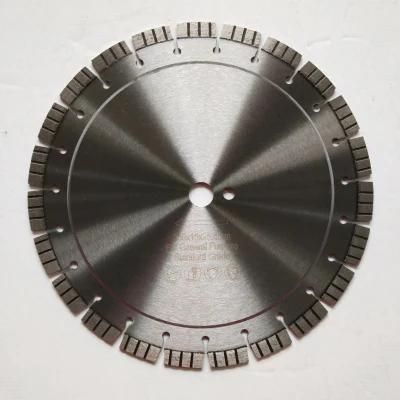 Good Quality Suppler 350mm Laser Welded Turbo Segment Diamond Saw Blade for Normal Cutting