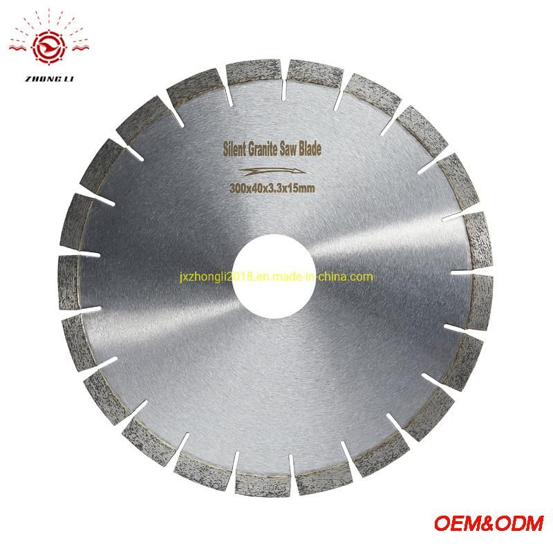 300mm Zhongli Best Quality Silent Saw Blade for Granite Cutting