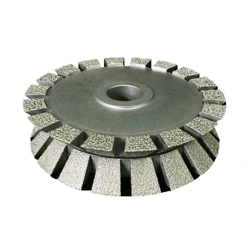 Vacuum Brazed Diamond Marble Edge Hand Profile Wheel Electroplated Diamond Grinding Wheel