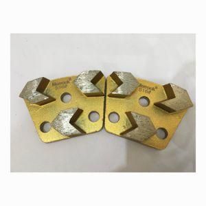 3 Segments Diamond Grinding Shoe Concrete Grinding Blade