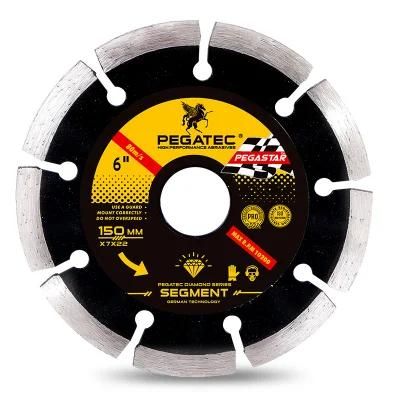 Pegatec 150mm Diamond Saw Blade Cutting Disc for Stone