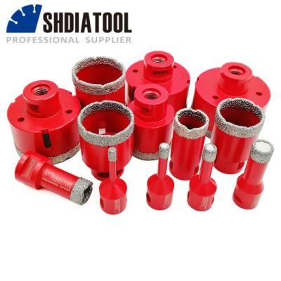 Shdiatool Diamond Vacuum Brazed Diamond Drilling Core Bits for Granite Marble Glass