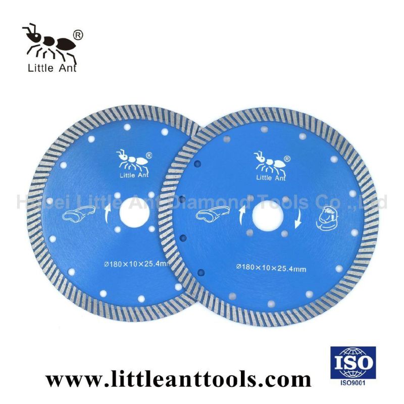 180mm Diamond Turbo Saw Blade with Blue Color