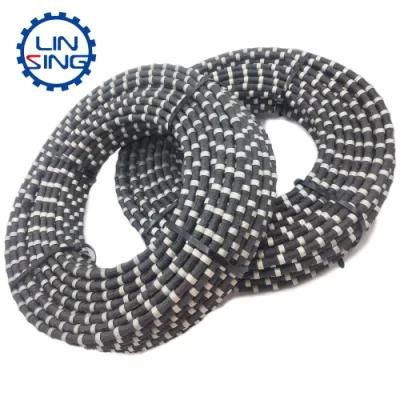 Long Lifespan Diamond Wire Saw Rope for Granite Marble Quarry Stone Cutting