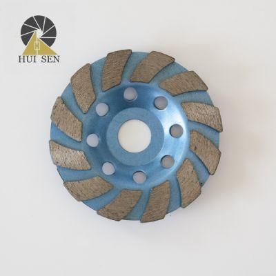Turbo Blade Diamond Grinding Cup Wheel for Concrete