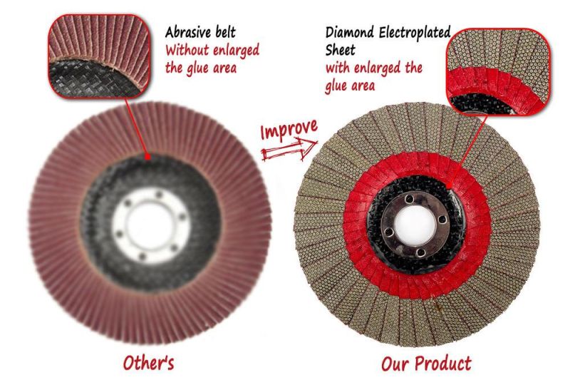 Diamond Flap Disc for Polishing and Grinding