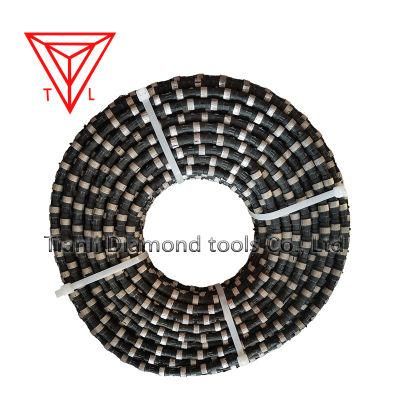 China Manufacturer Diamond Rope Wire Saw for Quarry Mining Marble Granite Moorstone Sandstone Andsite Limestone