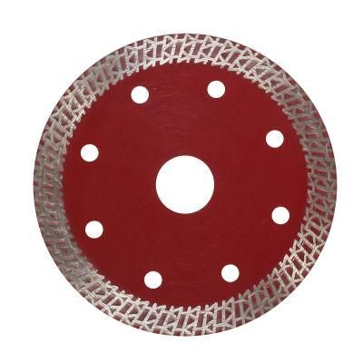 High Quality Hot Pressed Sintered Mesh Turbo Diamond Saw Blade for Tile Porcelain Ceramic Circular Diamond Cutting Disc