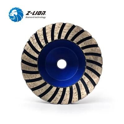 4in Diamond Aluminum Cup Wheel for Polishing Granite Marble Surface Edge