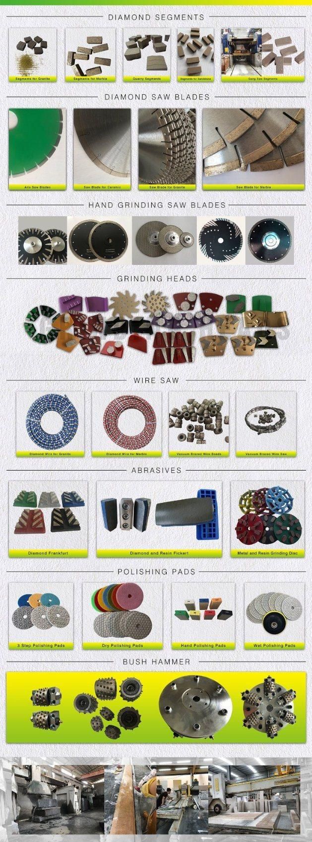 Different Types Diamond Segments for Granite Cutting