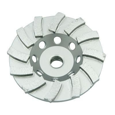 Diamond Cup Wheel with Threaded and Inclined Tooth Sharp