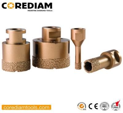 Vacuum Brazed Diamond Core Drill Bit for Porcelein/Tile/Stone