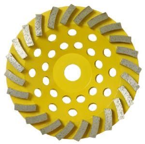 Double Row Diamond Grinding Cup Wheel for Marble