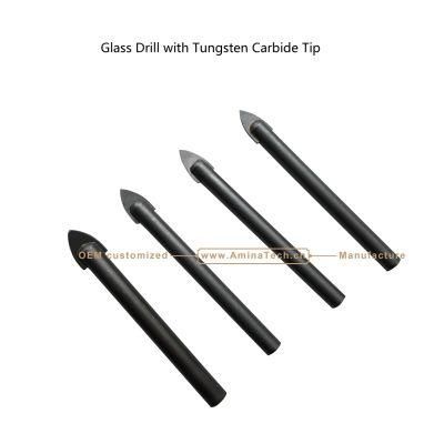 Aminatech Glass Drill with Tungsten Carbide Tip,Power Tools