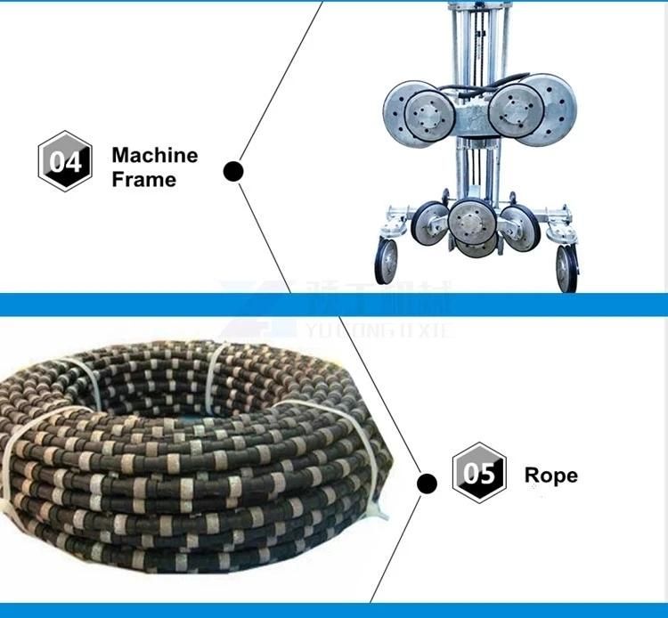 Hydraulic Type Granite Quarry Diamond Wire Saw Machine