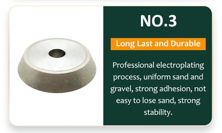 180 mm Diamond Grinding Wheel Electroplated Polishing