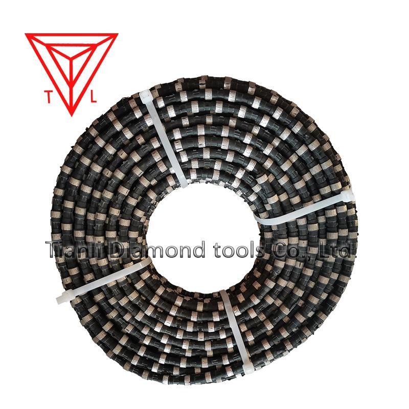 Diamond Serrated Wire Saw for Lava-Stone