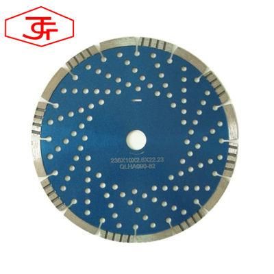 Flange Turbo Diamond Saw Blade for Cutting Granite