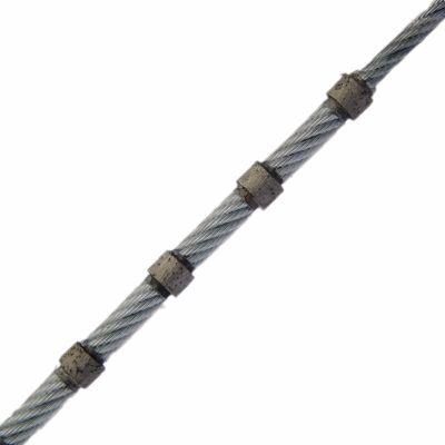 10.5X6.0mm 37bpm Limestone Block Squaring Diamond Wire Saw