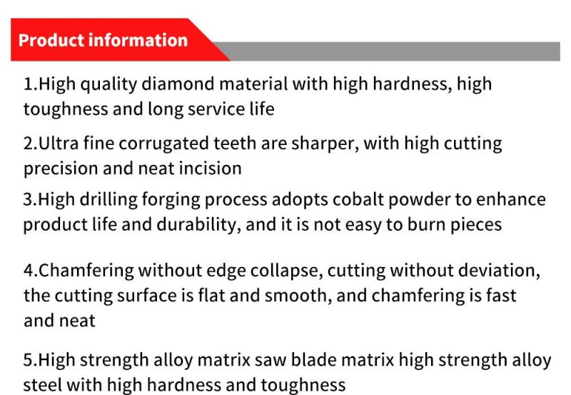 Mesh Diamond Saw Blade for Ceramic Porcelain Diamond Cutting Disc