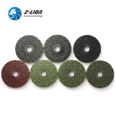 5&quot; Snail Lock Diamond Polishing Edge Abrasive Grinding Tool for Artificial Stone Granite