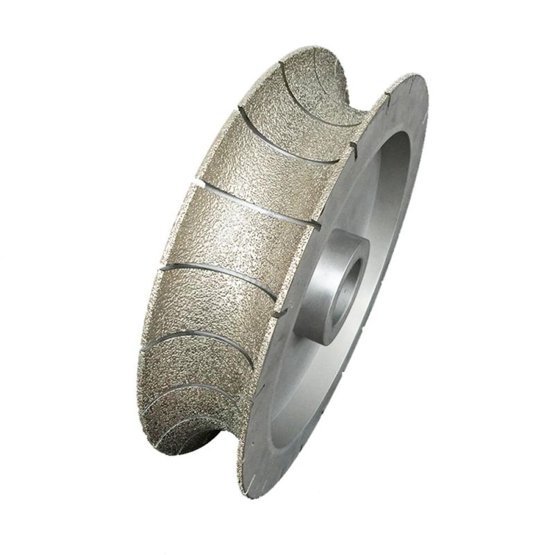 Vacuum Brazed Diamond Marble Edge Hand Profile Wheel Electroplated Diamond Grinding Wheel