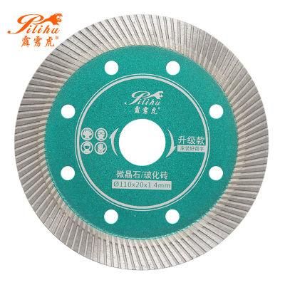 Super Thin Turbo Ceramic and Porcelain Tiles Diamond Saw Blade with Thicker Core