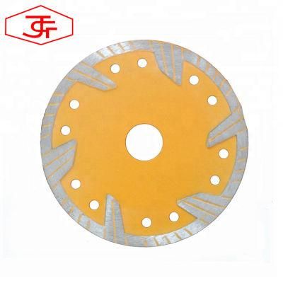 9inch Gu Turbo Cutting Diamond Saw Blade with Protection Teeth