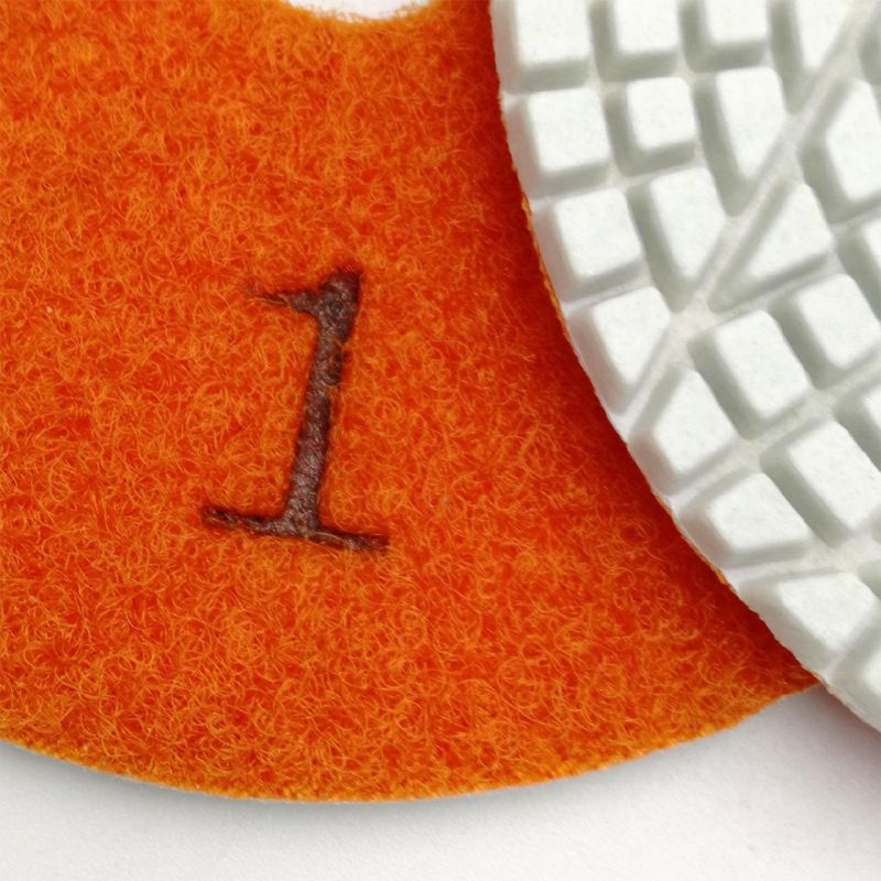 Flexible Diamond Polishing Pads Sanding Disc Three-Step for Marble