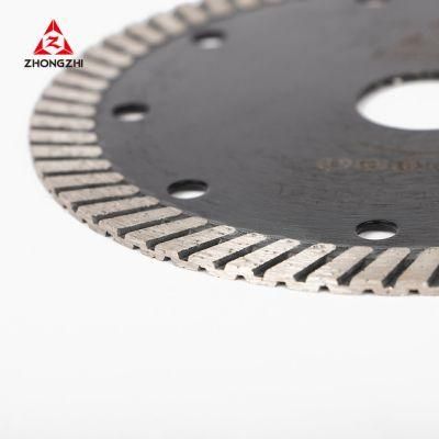 Diamond Dry Cutting Hot Pressed Saw Blade with Narrow Thin Segments